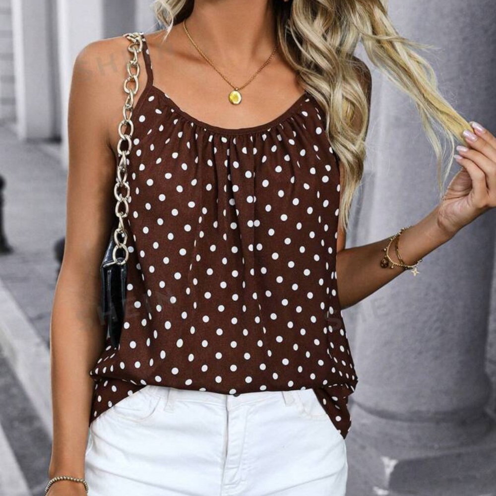 Women's Polka Dot Tank Top